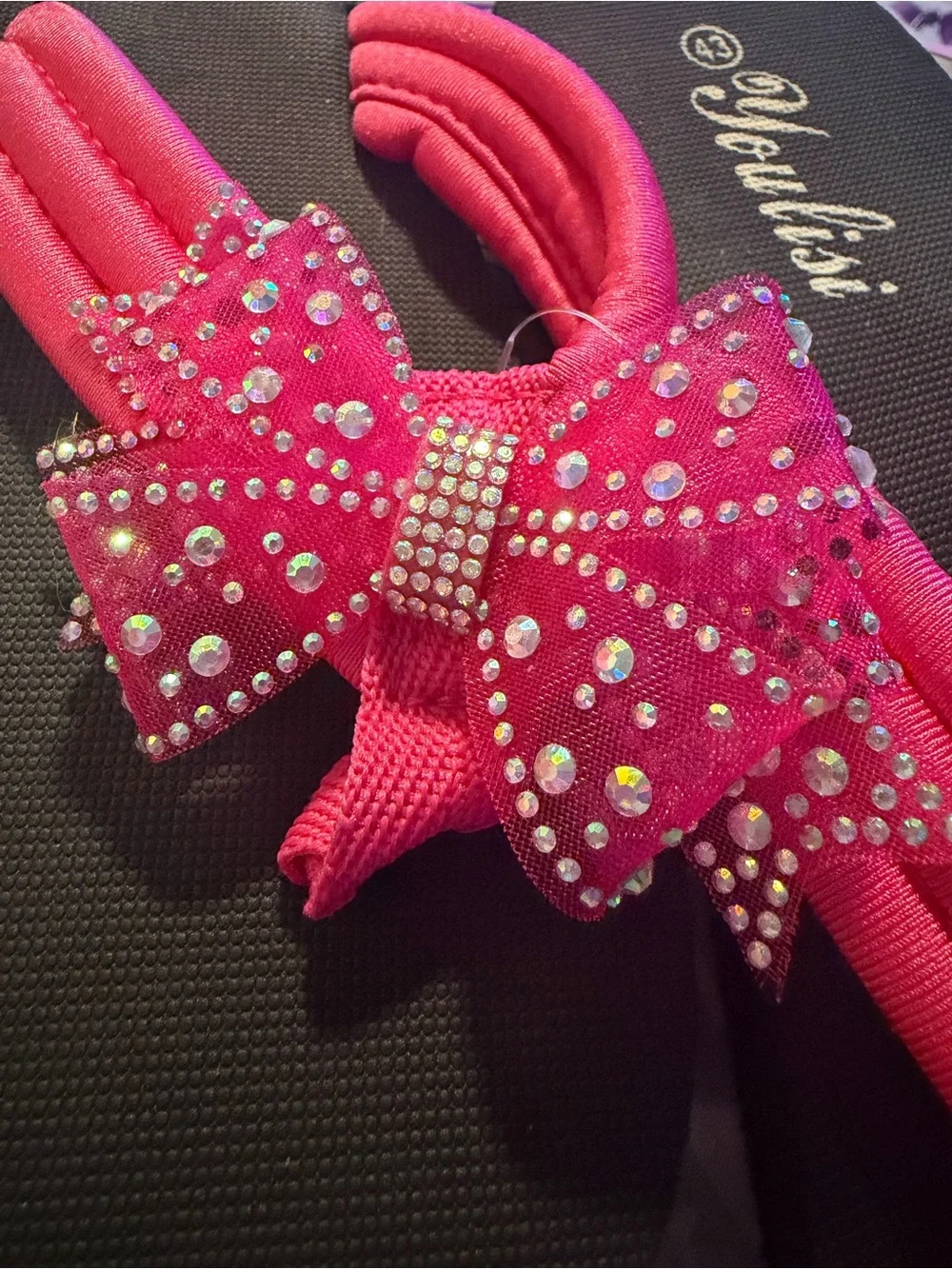 Women's Pink Bow Flip Flops NWOT UK43 US 10.5-11